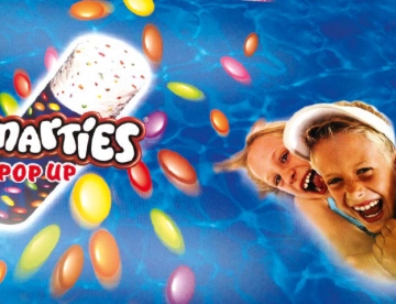 Siebdruck-Display Grafik