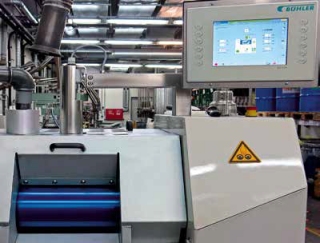 Trias?? das neue Dreiwalzwerk von Bühler, aufgestellt im Oktober 2015